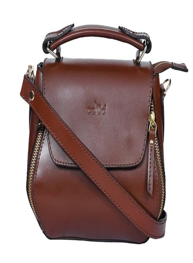Celtic Women’s Genuine Leather Crossbody Sling Bag | Stylish Shoulder Bag with Adjustable Strap, Extra Storage, and Versatile Design | Perfect for Women and Girls. - Image 1
